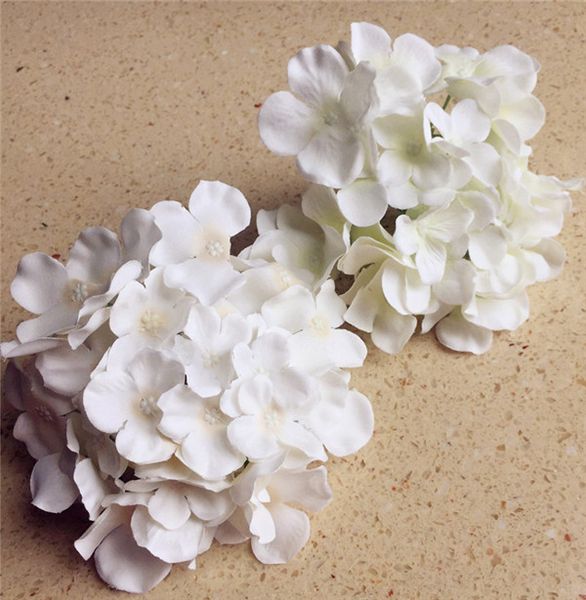 

20pc dia16cm 6 3 quot artificial imulation ilk hydrangea flower head ten tem for diy bride bouquet wedding hoot prop 30 color avail