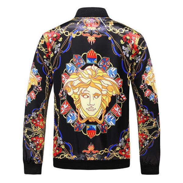 

Hh 2018 italy luxury fa hion brand print long leeve hooded jacket men 039 ca ual windbreaker jacket tiger printing man clothing m 3xl