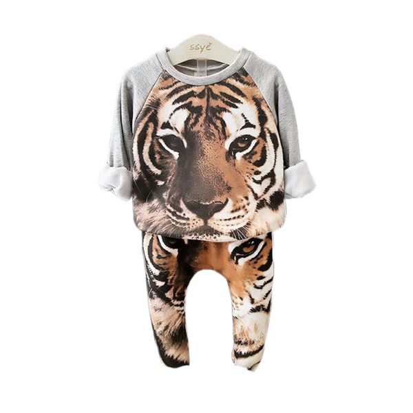 

cute kids pajamas set cartoon cosplay animal tiger sleepwear set for 2-8yrs children boys girls students night house clothes set, Blue;red