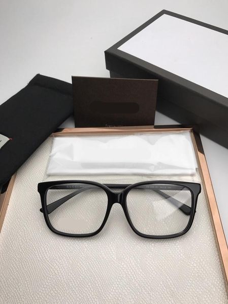 

new style large box men's flat short-sighted frame style model 2288 with box 56-15-145, Black