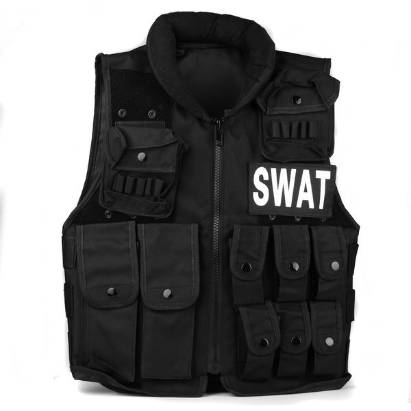 

100% as movie shown combat tactical vest outdoor gear riding vest u.s. secret swat vest cs field equipment, Black;green