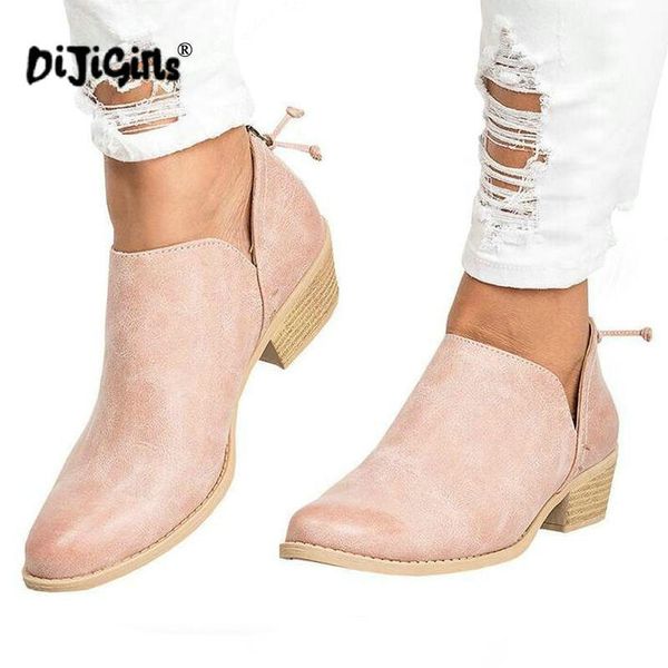

drop shipping spring autumn women butterfly-knot boots slip-on med high heels pointed toe shoes woman, Black