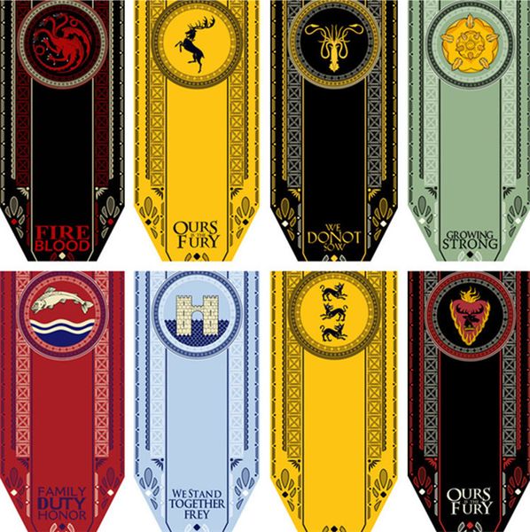 

14 styles banner house stark game of thrones wolf tournament outdoor banner flag hanging home decoration banner flags t1i800