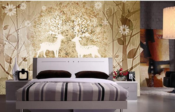 Großhandel Customize 3d Wallpaper Wände Elk Wald Abstrakte ... Großhandel Customize 3d Wallpaper Wände Elk Wald Abstrakte ...