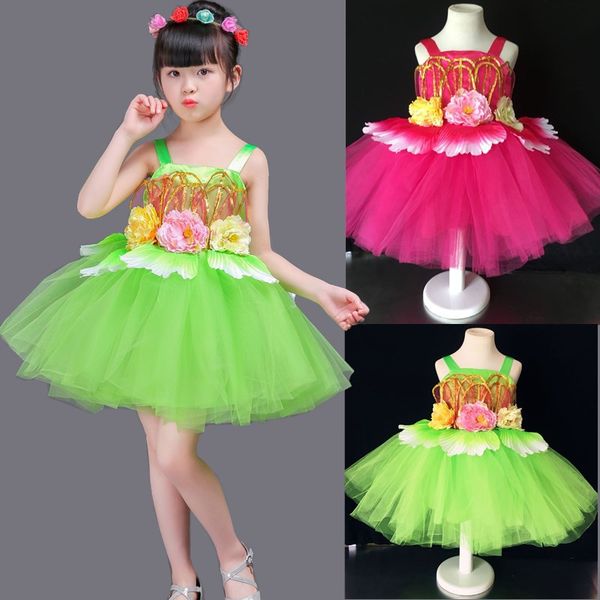 

lovely dancing dress of girl salsa dance dress for girls contemporary dance costumes for girls kids wear clothes kids, Black;red