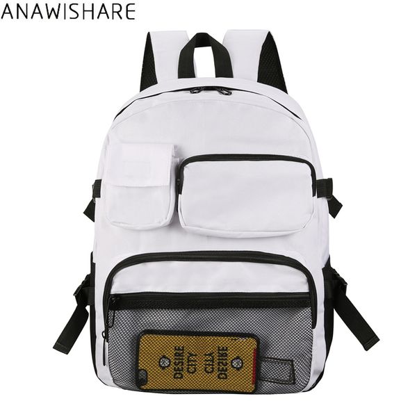 

anawishare women backpacks men rucksack large school bags for teenagers girl boy backpacks lapbags schoolbag escolar