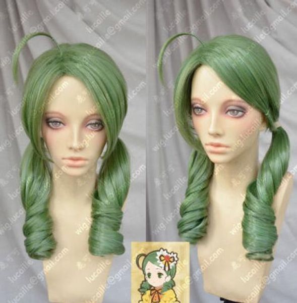 

rozen maiden kanarienvogel long rome curly cosplay hair fashion wig hair, Black;brown