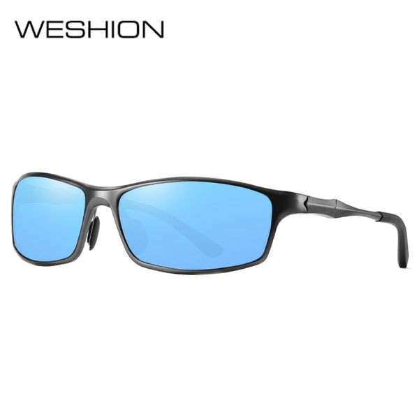 

ultralight sport sunglasses men polarized men retro sunglasses aluminium magnesium frame fishing shades masculino, White;black
