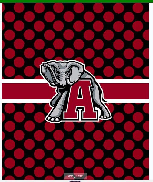 2019 Alabama Crimson Tide Jersy Mesh Shower Curtain In Stock