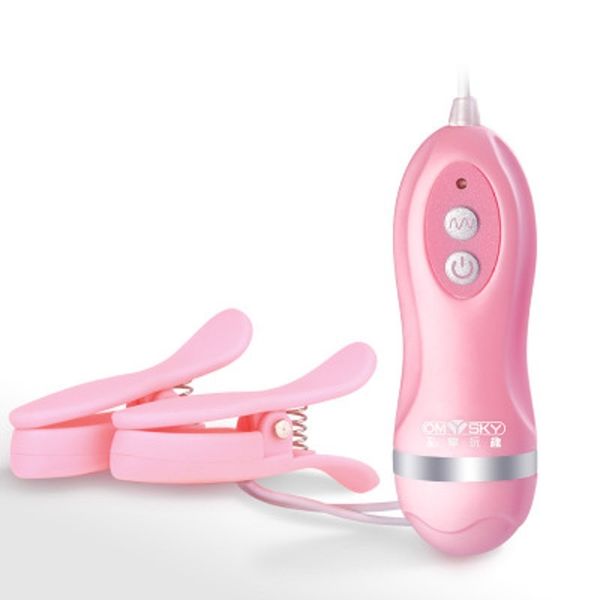 Nuovo silicone 10 velocità Vibratore morsetti per capezzoli stimolatore massager del seno picco shock bondage giocattolo del sesso per le donne coppia S18101905