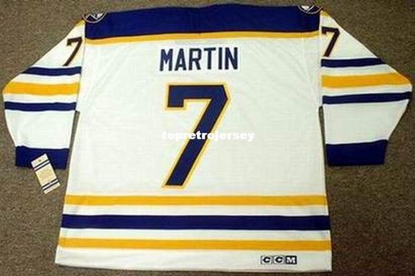 

wholesale mens rick martin buffalo sabres 1980 ccm vintage home retro hockey jersey, Black;red