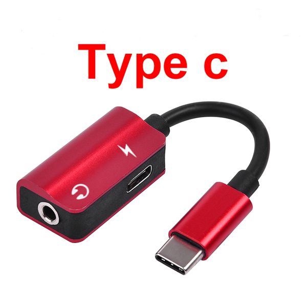 

new design two-in-one interface adapter type c cable usb charger cable usb cable ego charger for charging and listening