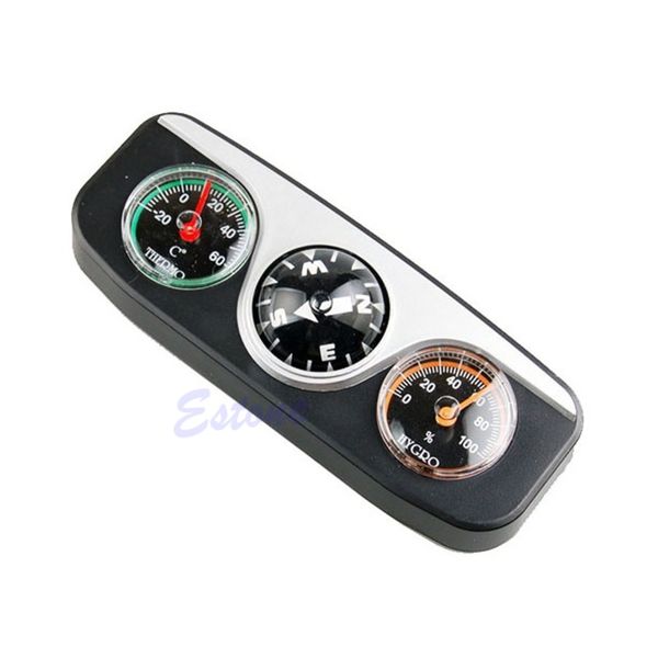 

3in1 guide ball boat car vehicles auto navigation hygrometer thermometer compass