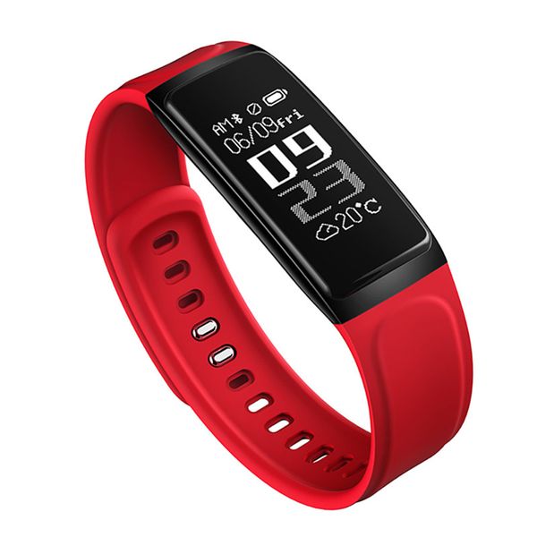 Pressão inteligente pulseira relógio de Fitness Rastreador Sangue Heart Rate Monitor relógio inteligente Waterproof Smart Screen Relógio de pulso iPhone Android Para