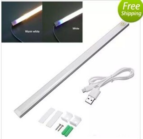 Затемнение 21LED 6 Вт USB сенсорный датчик света LED бар лампа ультратонкий шкаф шкаф лампа ночник для спальни прикроватный шкаф MYY