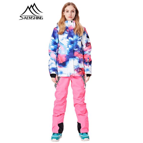 

saenshing 2018 winter ski jacket women snowboard warm waterproof waterproof snow jackets female outdoor skiing clothing ropas