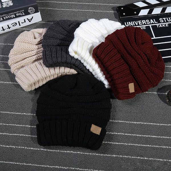 

new brand c bonnet beanies knitted winter caps skullies winter hats for men women outdoor ski sports beanie gorras, Blue;gray