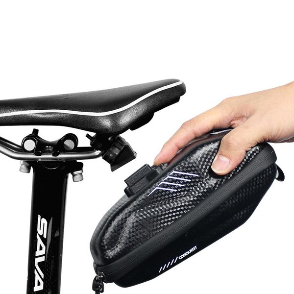 

WILD MAN New Anti-Press Cycling Saddle Bag Waterproof Bicycle Seat Bag Rainproof Tools Pouch Bike Equipment