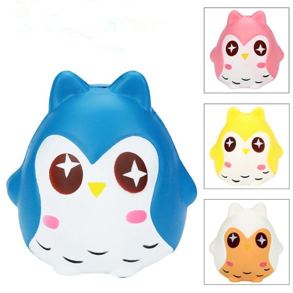 Babyspielzeug Neuankömmling Kawaii Squeeze Jumbo Cartoon Eule Puppe Duftender Squishy Spaß Lustige Gadgets Anti Stress Neuheit Antistress Spielzeug Geschenk