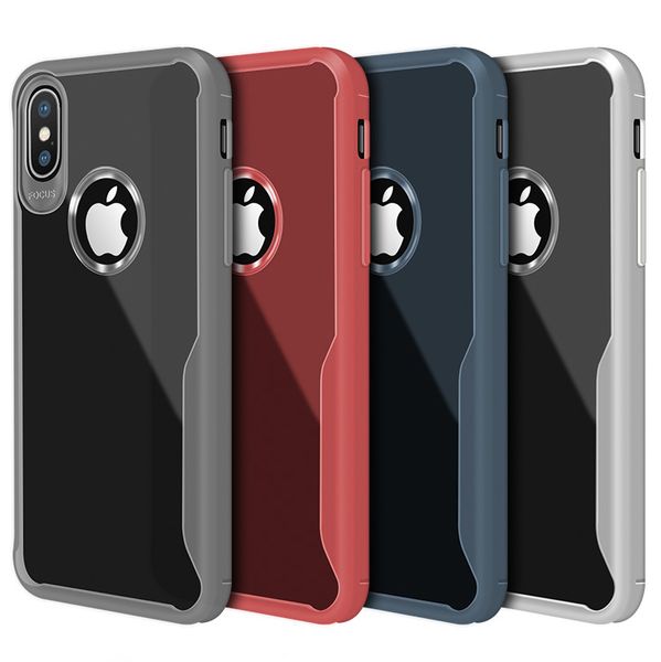 

for iphone xr xs max x 6 6s 7 8 plus samsung note 9 transparent shockproof clear tpu back cover focus phone case