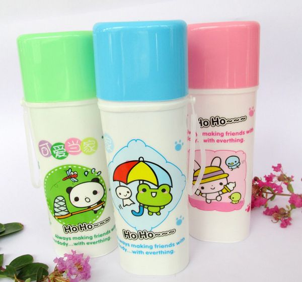 

wholesale-lovely cup with cartoon patterns and functional cups with creative design which can be used as toothbrush cups