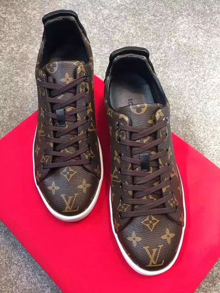 

With box fa hion leather men hoe fa hion flat bottom plate elling running hoe outdoor ca ual hoe ize 38 45