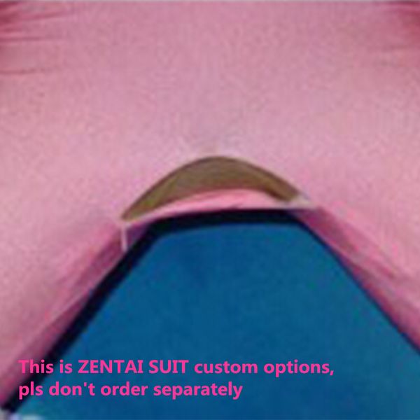 

2-006 customize option of crotch zipper for women and crotch zipper about 30cm from left to right, Black