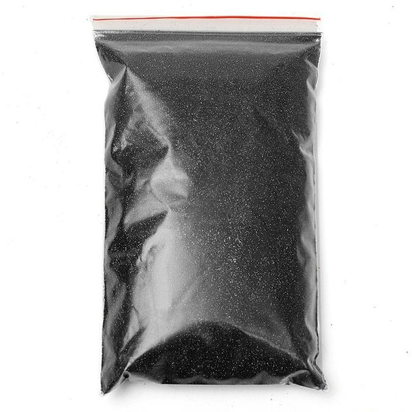 

170g pet 0.4mm black glitter metal flake auto car bike paint additive decor
