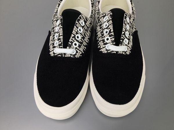 

red fear of god x sneakers women and mens low cut fog era 97 casual shoes fashion lovers canvas shoes 35-45, Black