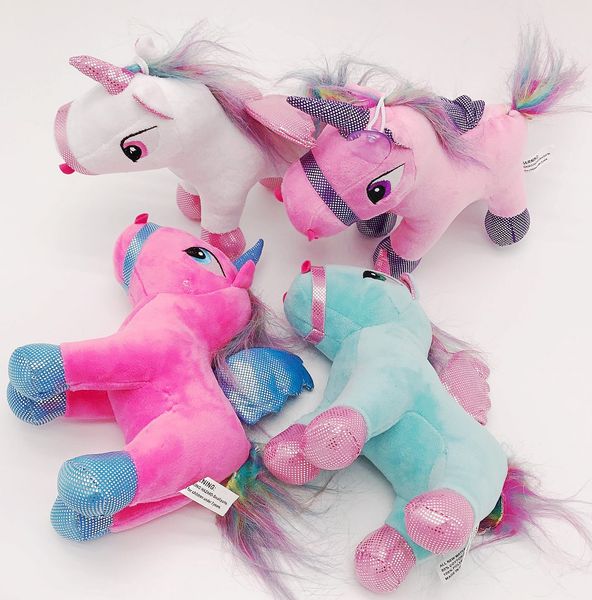 

pink unicorn stufed toys 15cm kawaii unicorn plush animals doll lovely little horse soft toys baby kids gift t467