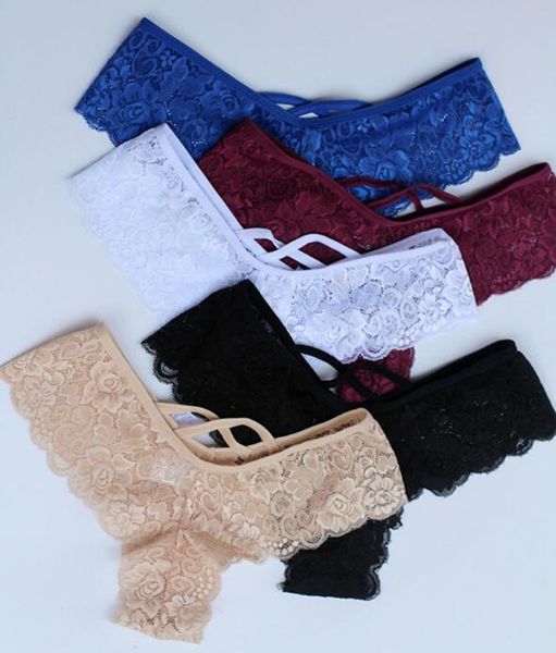 

ladies lace perspective briefs lingerie g-string women underwear panties t-string low waist temptation seamless knickers t-back -xxl, Red;black