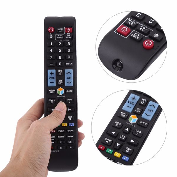 Freeshipping aa59-00784c controle remoto controlador universal para samsung lcd led smart tv substituição preto