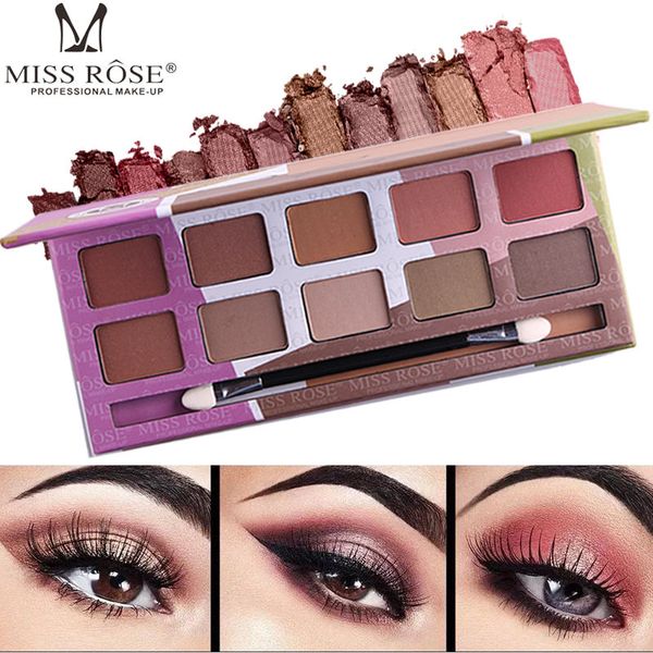 

Mi ro e10 color pearl light matte eye hadow moked profe ional color makeup multi eye hadow whole ale