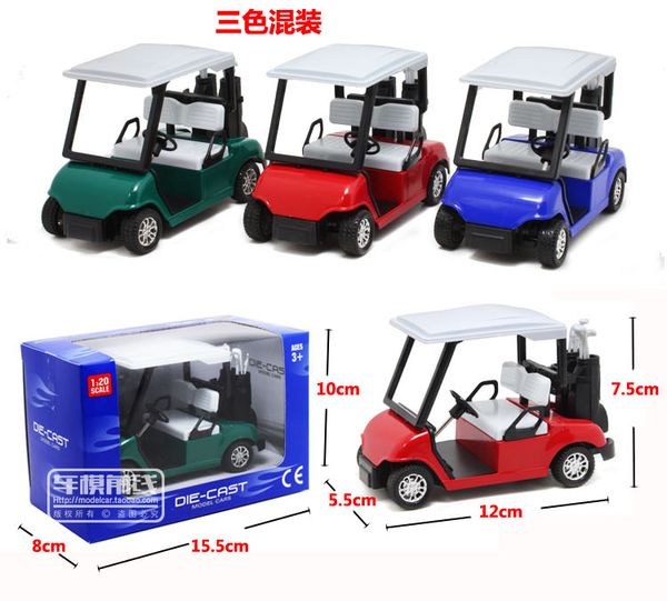 

1:20 mini golf car alloy cart model toy car gift warrior