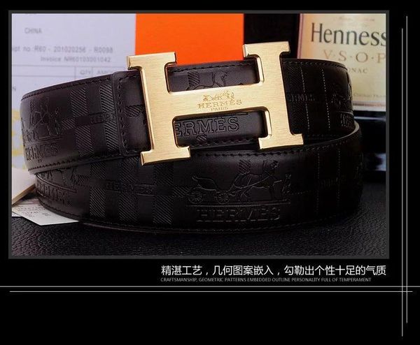 

men's Famous Brand Cowhide leather belt Luxury fashion casual belt smooth buckle Waistband trend men high quality belts given as a gift