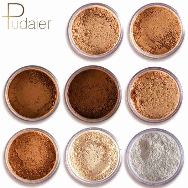 Pudaier 8 Farbe Pulver Banana Make-Up Lose Pulver Glatte Transparente Gesicht Pulver Foundation Concealer Schönheit Kosmetik maquiagem