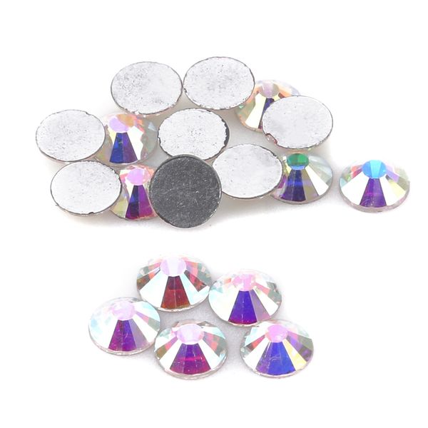 

1pack crystal nail art rhinestones 3d charm glass flatback non ix diy nail jewelry sticker decorations nails stickers, Black