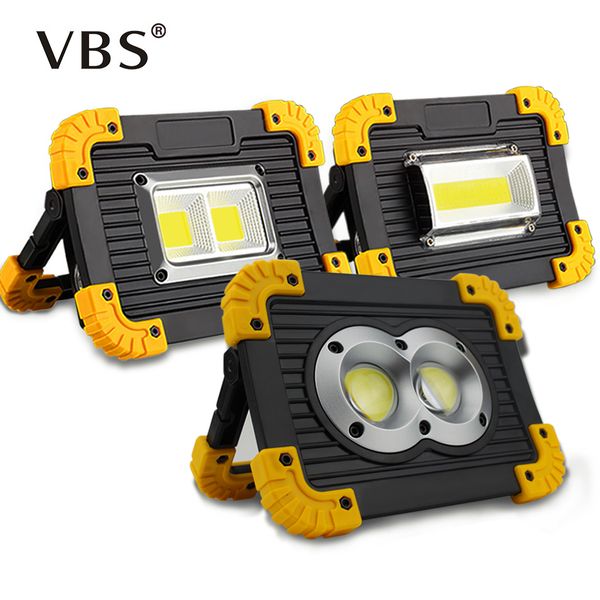 

portable led spotlight outdoor garden lamp dc5v outdoor lighting led flood light 20w usb rechargeable cob work light ip44