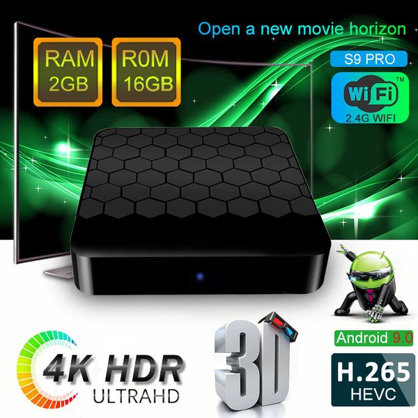 

2019 Hottest S9 PRO 2GB 16GB Android 9.0 TV Box 18.0 IPTV Media Player P MXQ PRO X96 MINI