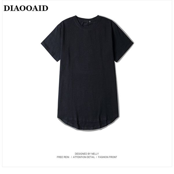 

diaooaid new men's t-shirt cotton short sleeve tee shirt 2018 streetwear oversize swag personality hiphop male tee, White;black