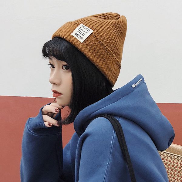 

winter beanie warm women new letter embroidery turban hats knitted snow ski knit hat knitting crochet beanies cap accessory