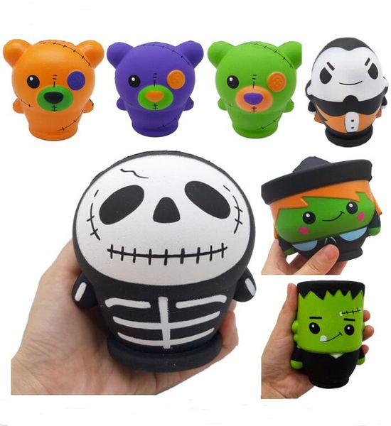 Compre Hallowmas Squishy Juguetes Brujo Mago Diseño Lento Aumento Vampiro Zombies Oso Squeeze Juguete Descompresión Juguete Novedad Encantos Pendientes 2018 A $2.77 Del Sweet_shops | DHgate.Com
