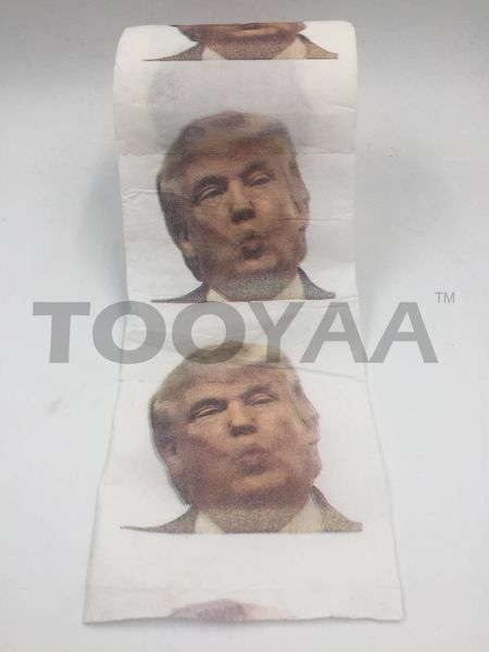 

colorful trump paper donald trump rolling toilet color paper humor sterilized tissue roll novelty funny gag gift