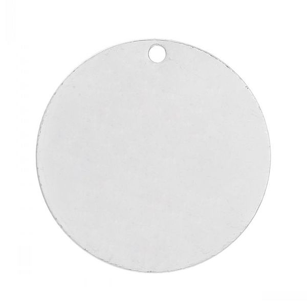 

doreenbeads copper blank stamping tags pendants round for necklaces earrings bracelets silver color 20mm(6/8") dia,30pcs, Black