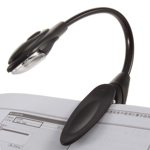 Gadget Mini Clip flessibile su Clip-On Bright Booklight Laptop LED Lampada da lettura per libri per Kindle E-book DHL FEDEX EMS SPEDIZIONE GRATUITA