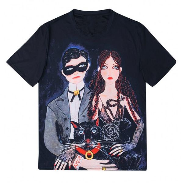 

Новая мода продажа бренд одежды печатных мода дизайн персонажей хлопок футболка