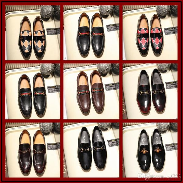 

18ss Amous дизайнеры, обувь плоские туфли роскошные мужские бизнес оксфорды Повседневная обувь черный коричневый кожа дерби обувь размер 38-45