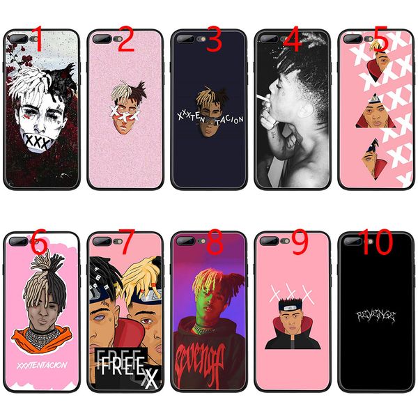 

Rap XXXTentacion Мягкий Черный ТПУ Чехол для телефона для iPhone XS Max XR 6 6s 7 8 Plus 5 5s SE Cover