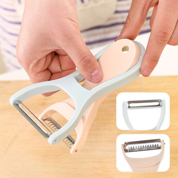 

2 in 1 multifunctional carrot potato peeler vegetable fruit slicer cutter kitchen cookig tools wholesale