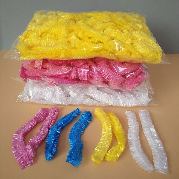 

women men disposable shower caps non woven anti dust hat bath caps for spa hair salon